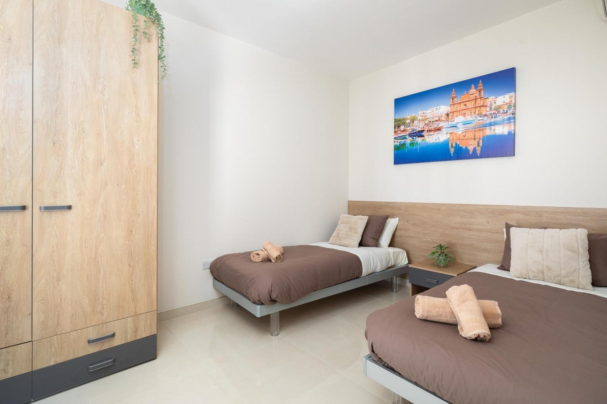 Edka Suites - Modern Sunlit 2Bd Apartments With Balconies - Close To Sliema Promenade, St Julian'S & St Georges Bay Gzira Ngoại thất bức ảnh